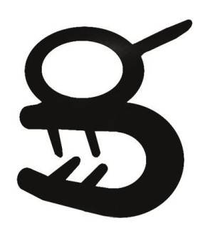 Porte profilée en caoutchouc de 5 mètres