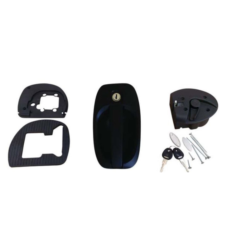 Serratura SMART FAP completa nera con rotore e...