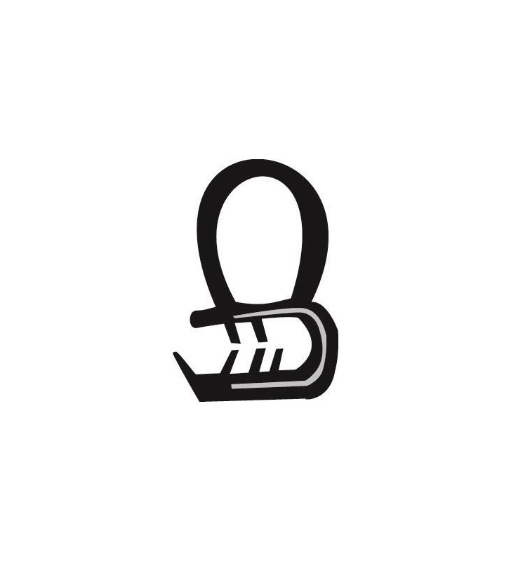 Porte profilée en caoutchouc de 5 mt EUROMAX