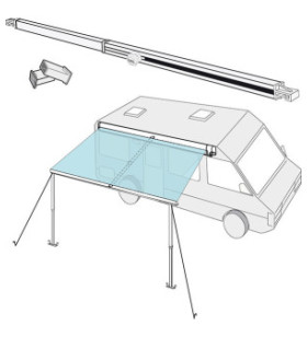 Rafter F45 / F80 / F65 FIAMMA - 98655A007