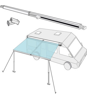Rafter F45 / F80 / F65 FIAMMA - 98655A007