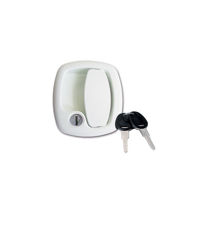 External part of white FAP lock x art 6968 with...