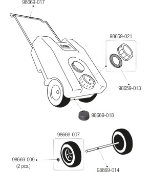 Roll Tank 23 W negro agua FIAMMA gris 02428A01-