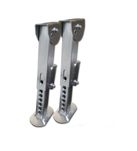 Paire de pieds parking 27/38 cm