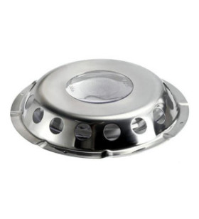 Presa d'aria stagna inox Ø 230x35 con passaggio luce