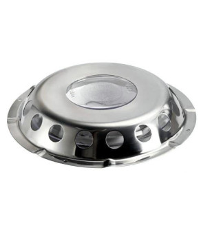 Wasserdichter Lufteinlass aus Edelstahl Ø 230x35 mit Lichtdurchlass