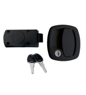 FAP 1200 Serratura portellone nera con chiavi NS