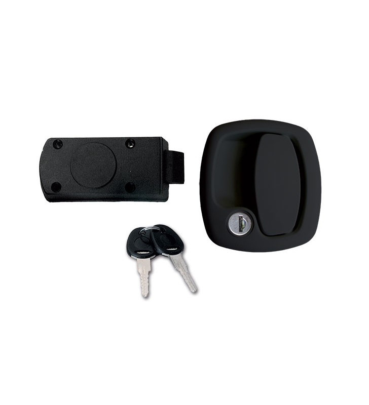 FAP 1200 Serratura portellone nera con chiavi NS