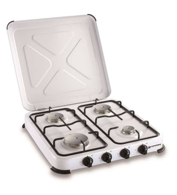 KEMPER LPG enameled stove with 4 burners