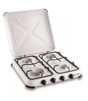 Réchaud émaillé GPL KEMPER avec 4 brûleurs