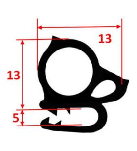 5m Rubber Profile Door