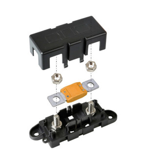 Portafusibile in linea ANL con coperchio 40-275A