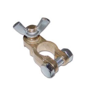 Abrazadera de batería mariposa (-)