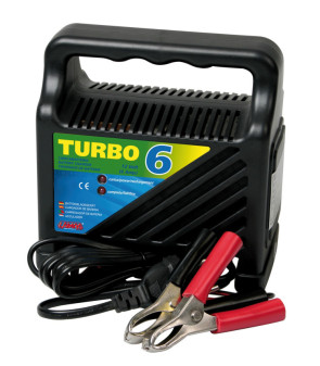 CHARGEUR DE BATTERIE LAMPA TURBO 6" - ROHS 6A - 12V"
