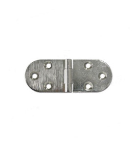 Cookie hinge 8 cm x 3 cm chrome