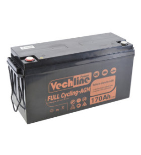 Vechline Full Cycling AGM 170 AH Akku