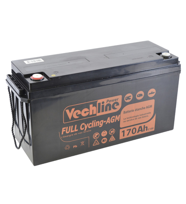 Vechline Full Cycling AGM 170 AH Akku