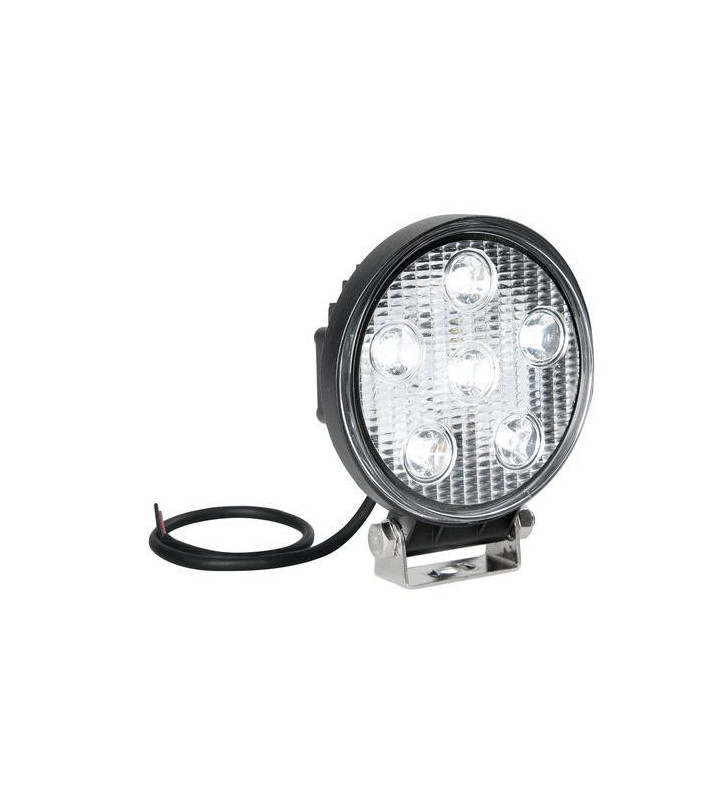 Luz auxiliar con 6 Led - 10-30V - Blanco