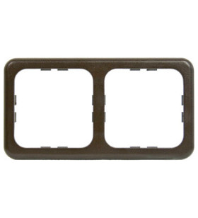 2-module gray frame CBE MAC2P / M