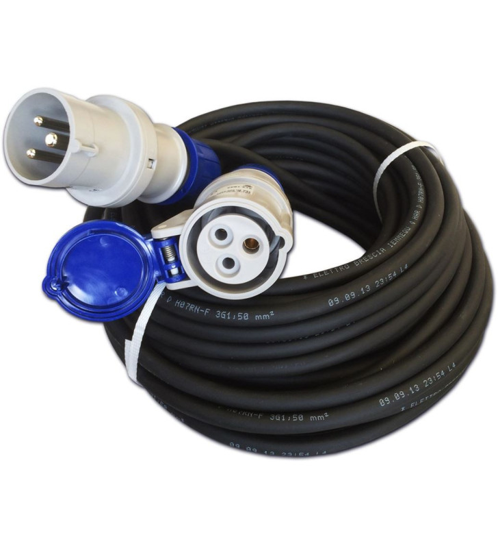 Cable alargador 220V - 3 x 1,5 - 25 metros...