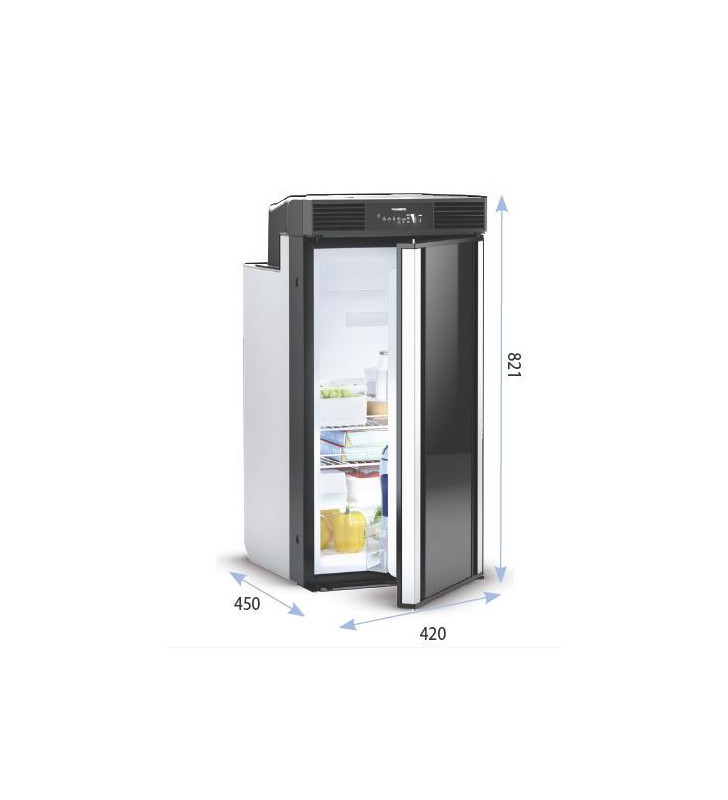 RC 10.4 70 FRIGO A COMPRESSORE NERO 70LT....