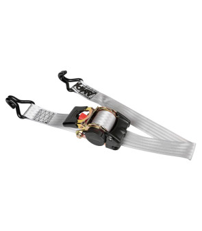 Spannband mit selbsteinziehender Ratsche 2 Haken 5x300 cm