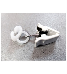 Slider with gripper 10 pcs. for L-curtain track