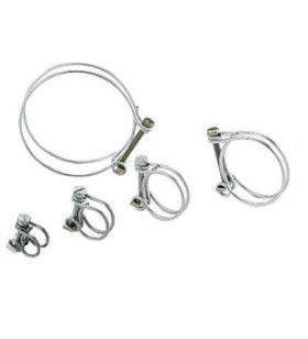 Collier fil Ø Max 80 mm pour tubes lamellaires